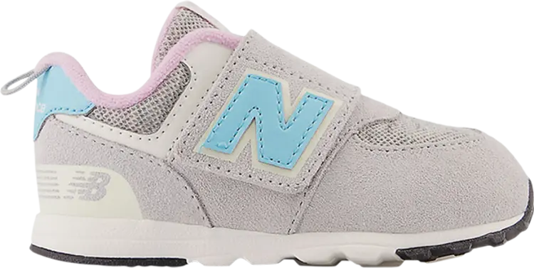 

Кроссовки 574 New-B Hook & Loop Toddler 'Brighton Grey Summer Aqua', серый