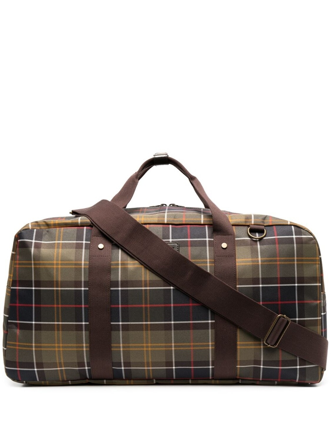 

Barbour дорожная сумка в клетку, зеленый