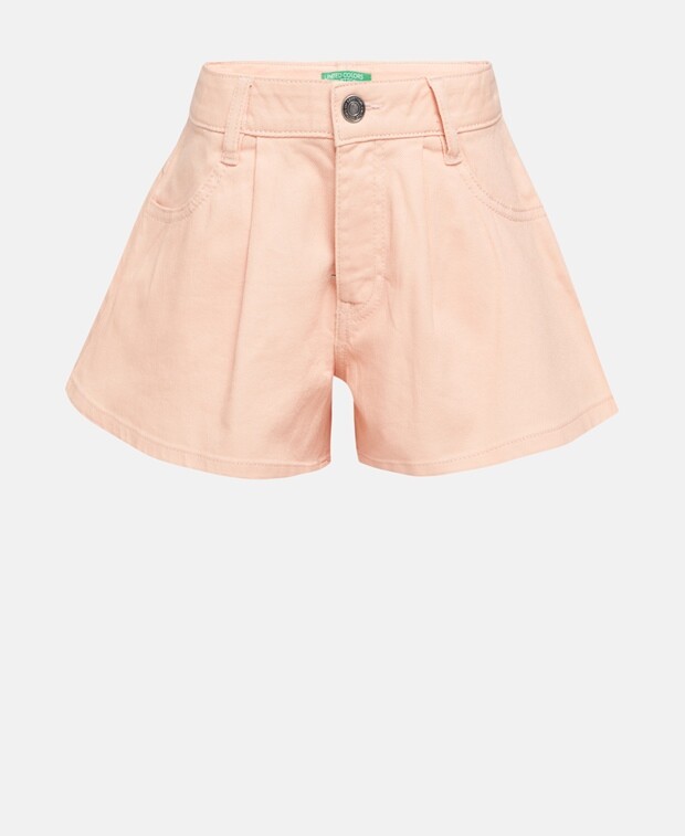 

Джинсовые шорты United Colors of Benetton, розовый