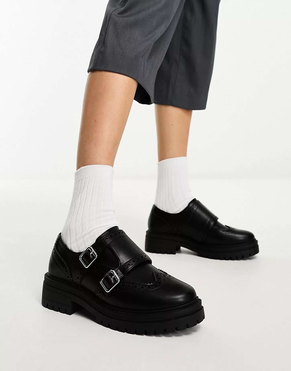 

Черные лоферы ASOS Manuka Monk