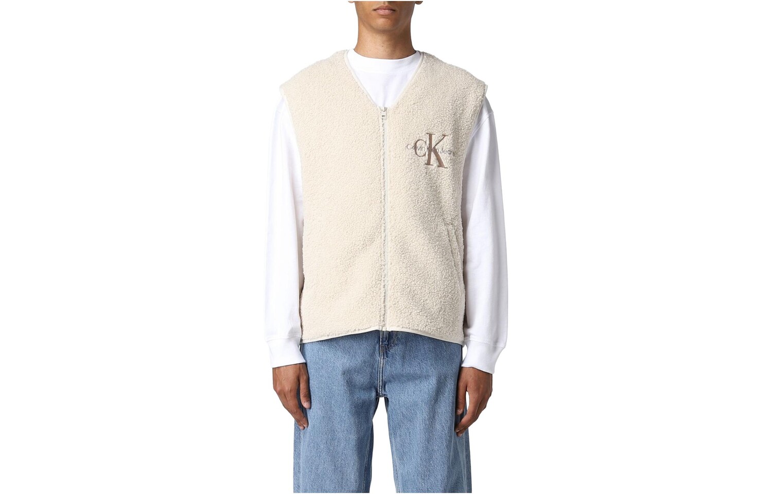 

Мужской жилет Calvin Klein, цвет Beige