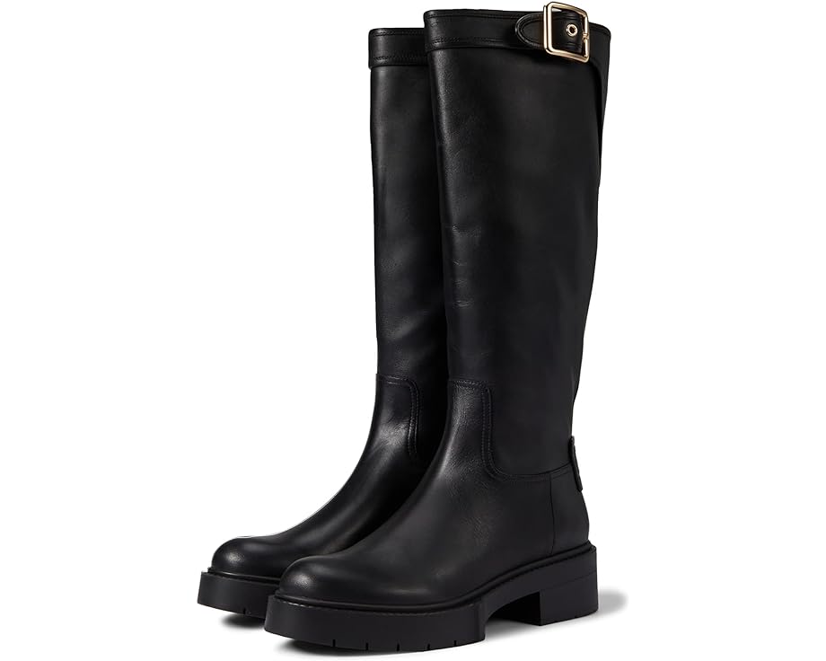 цена Ботинки COACH Lilli Leather Boot, черный