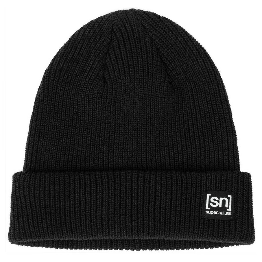 

Шапка Super.Natural Merino Basic Beanie, цвет Jet Black