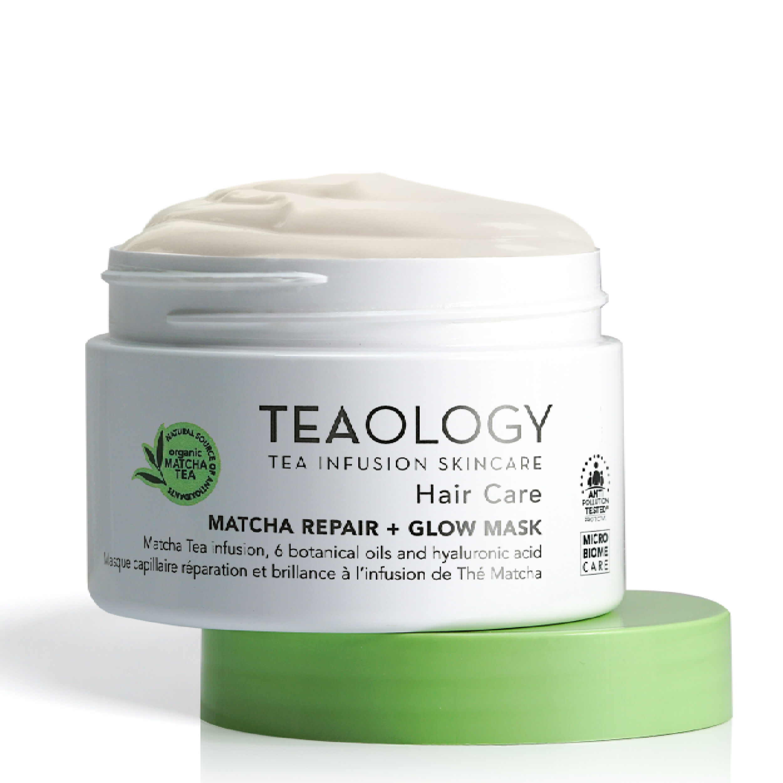 чай зелёный matcha tea standart collection матча 40 г Восстанавливающая маска для волос Teaology Matcha, 200 мл