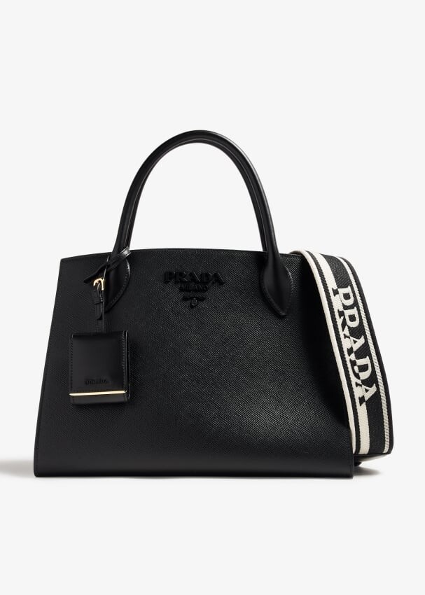 

Сумка Prada Medium Monochrome, черный