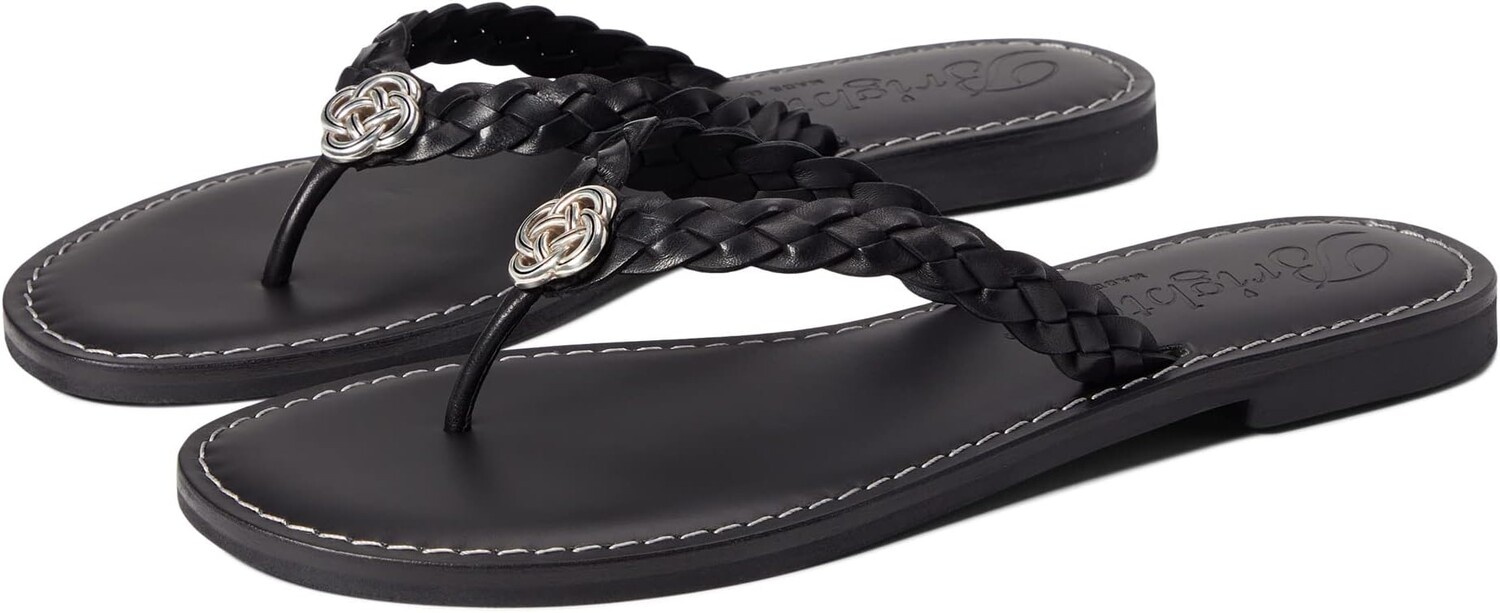 

Шлепанцы Aisha Woven Thong Brighton, черный