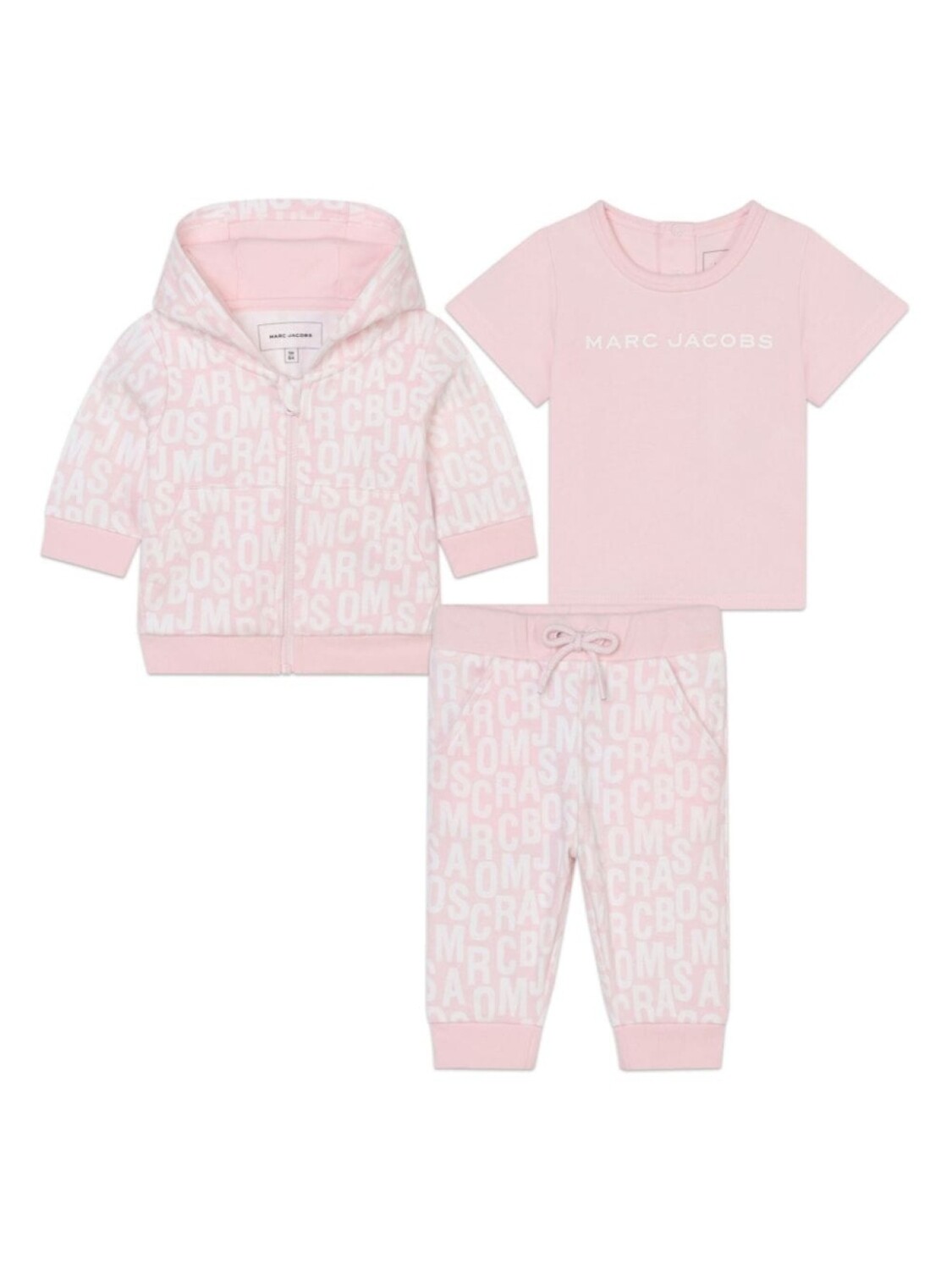 

Marc Jacobs Kids спортивный костюм с логотипом, розовый