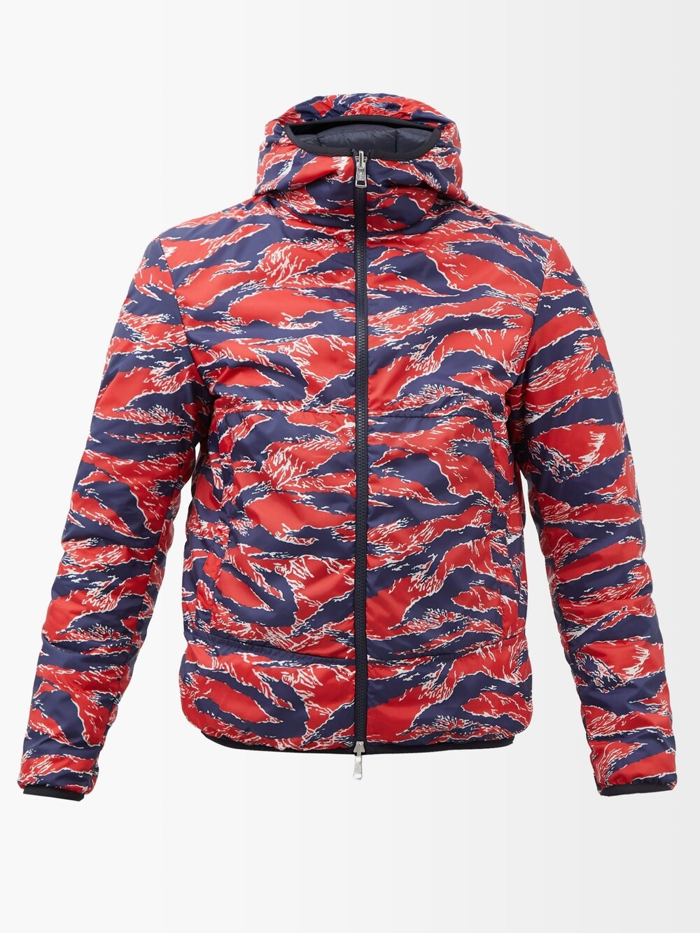 

Двусторонний пуховик bressay с абстрактным принтом Moncler, красный