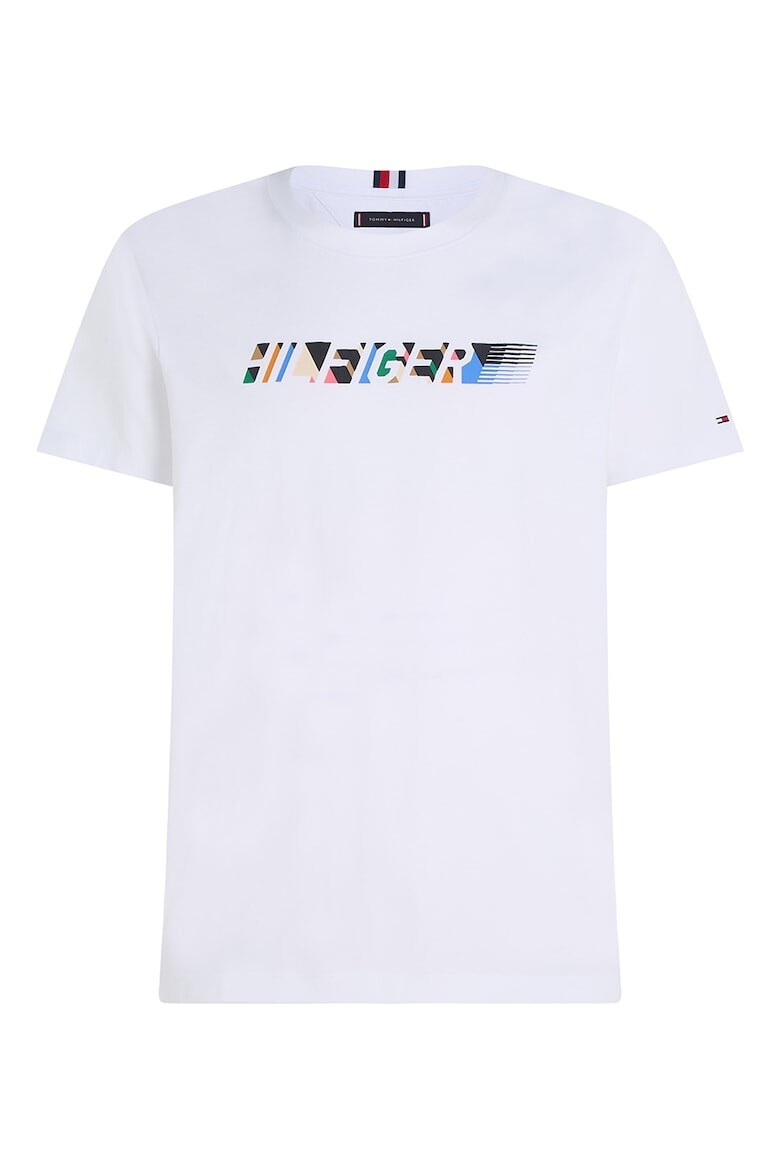 

Хлопковая футболка с логотипом Tommy Hilfiger, белый