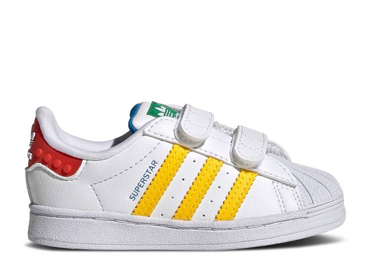 

Кроссовки Adidas LEGO X SUPERSTAR I 'WHITE PANTONE', белый