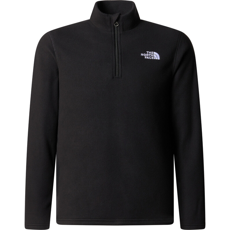 

Детский флисовый пуловер Glacier с молнией 1/4 The North Face, черный