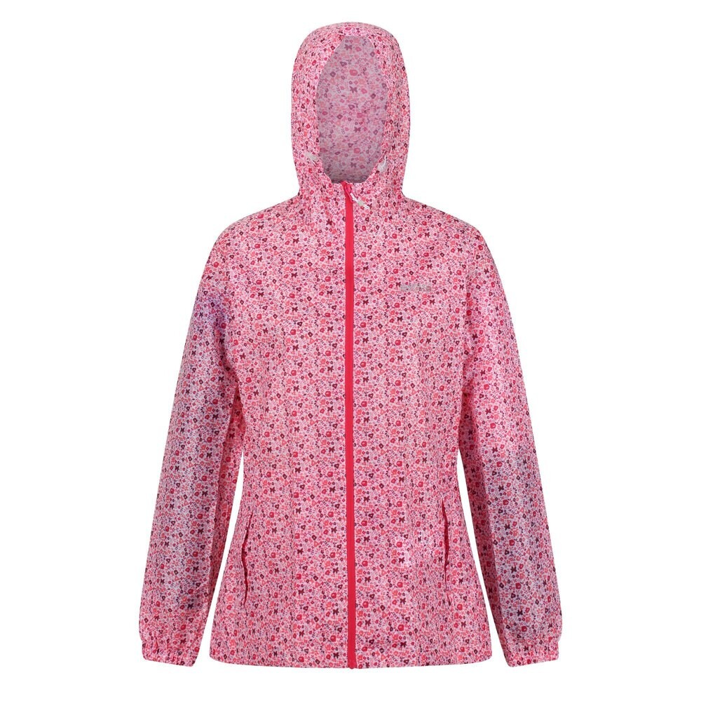 

Куртка Regatta Pack It Ditsy Print Waterproof, розовый