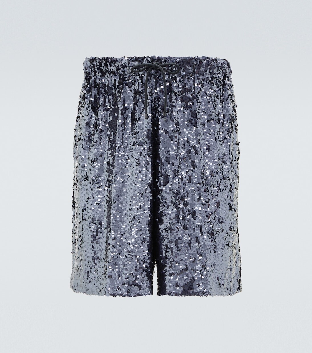 

Шорты с пайетками Dries Van Noten, черный