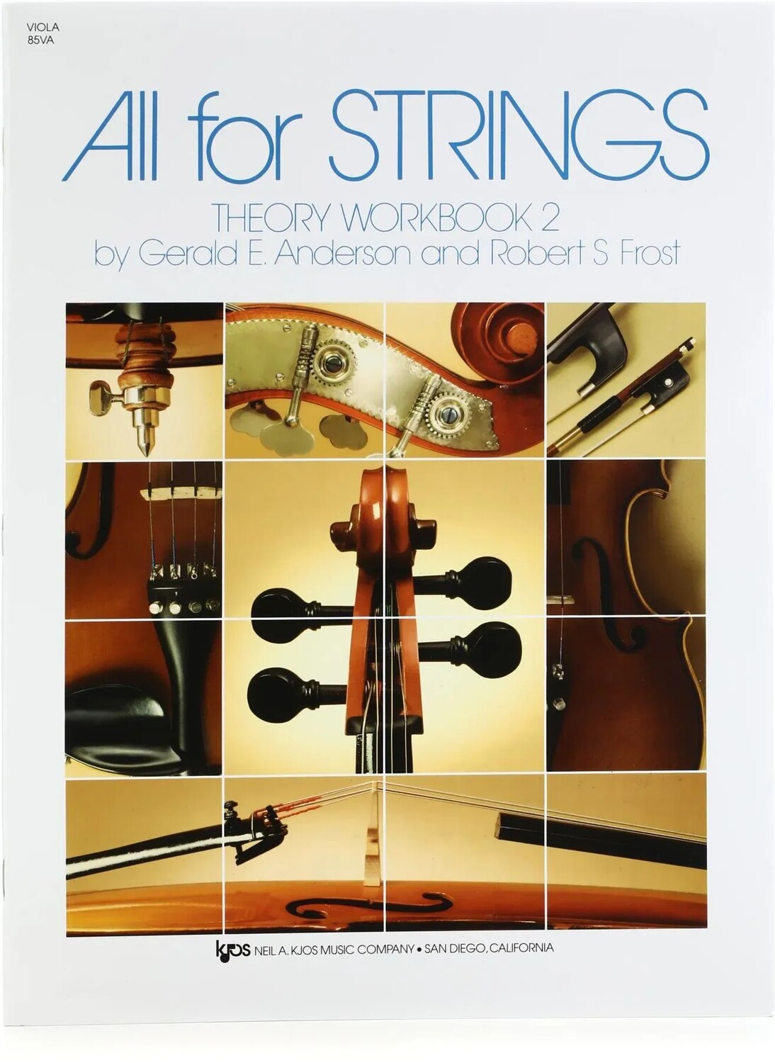 

Kjos All for Strings: Рабочая тетрадь по теории 2 - Альт