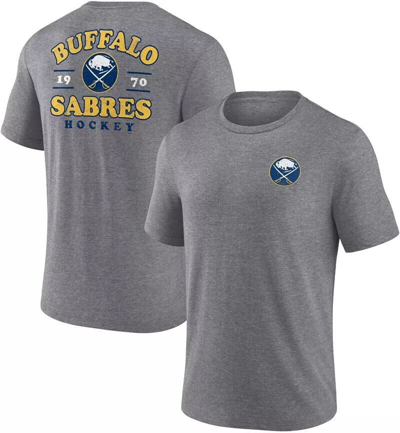 

Серая футболка NHL Buffalo Sabers 2-Hit Tri-Blend