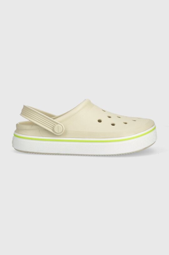 Шлепанцы Crocband Clean Clog Crocs, бежевый