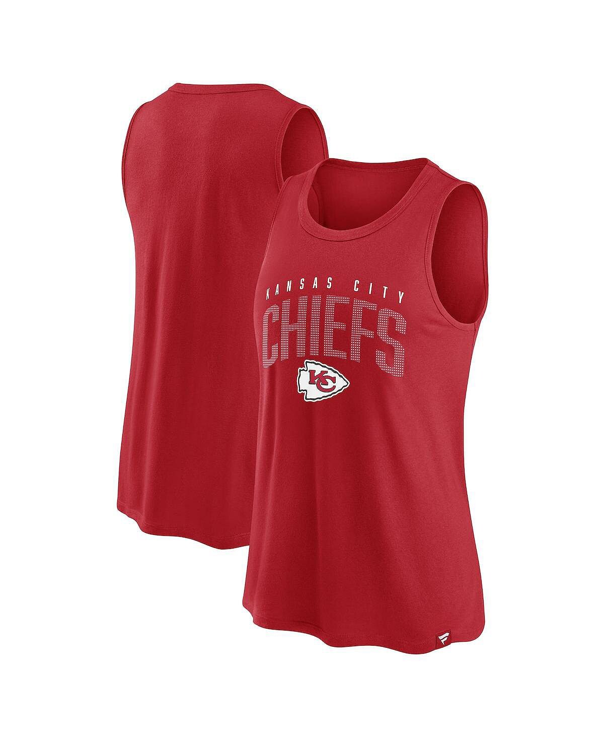 

Женская красная майка с логотипом Kansas City Chiefs Classic Rhine Fanatics, красный