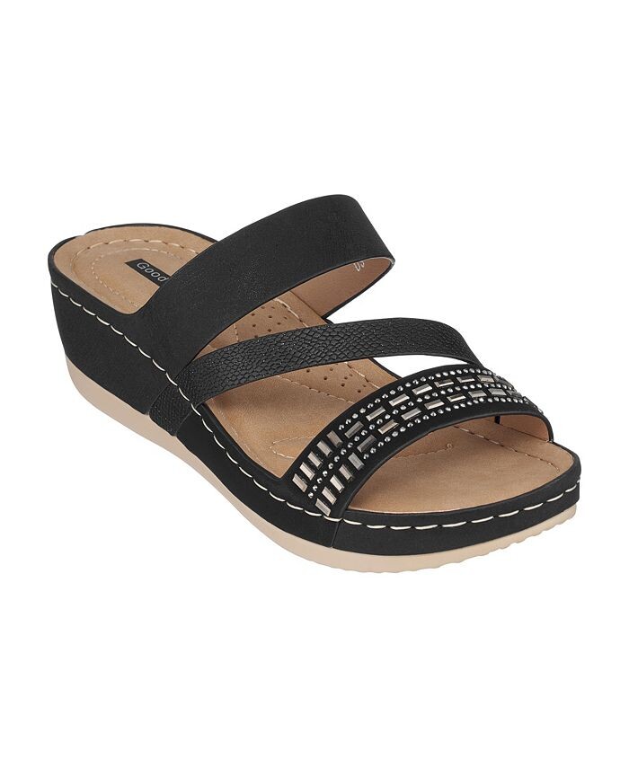 

Женские босоножки Tera на танкетке GC Shoes, черный