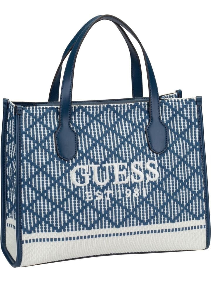 

Сумочка Guess Silvana CG 65220, цвет navy multi