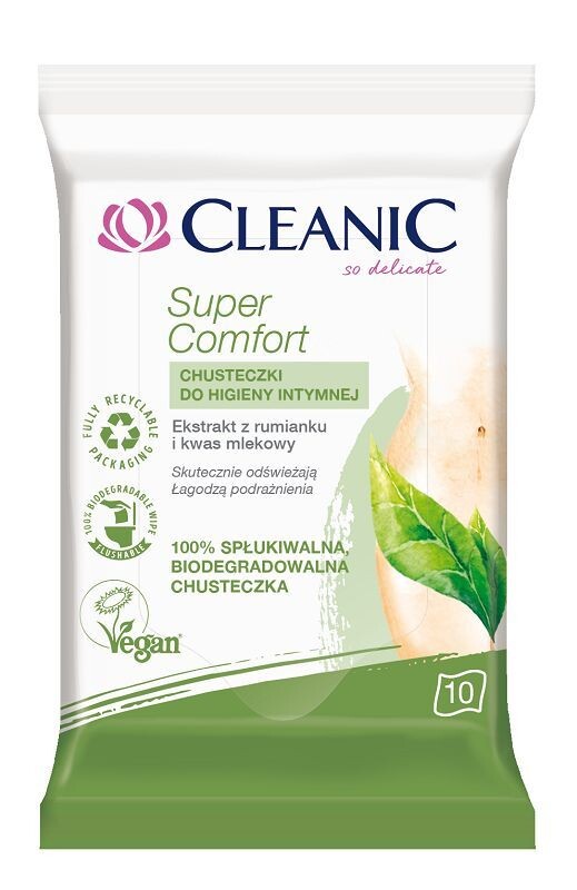 

Cleanic Super Comfort салфетки для интимной гигиены, 10 шт.