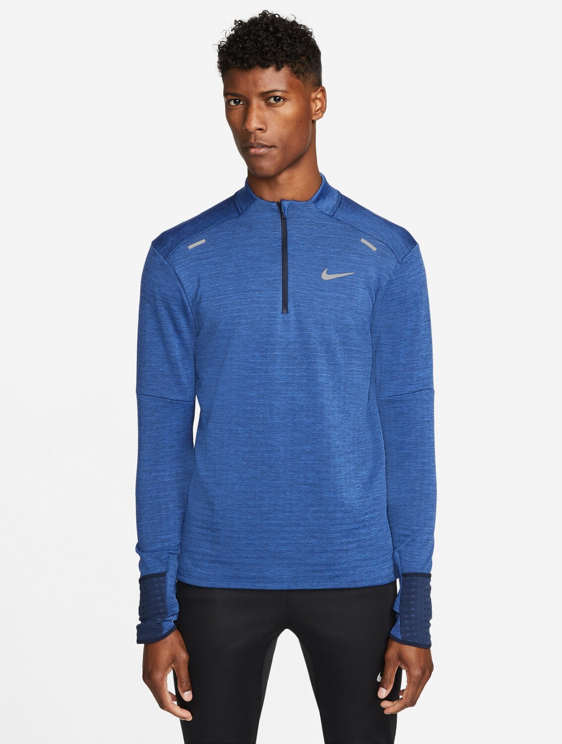 

Футболка Therma-FIT Repel Element с молнией до половины - мужская Nike, синий
