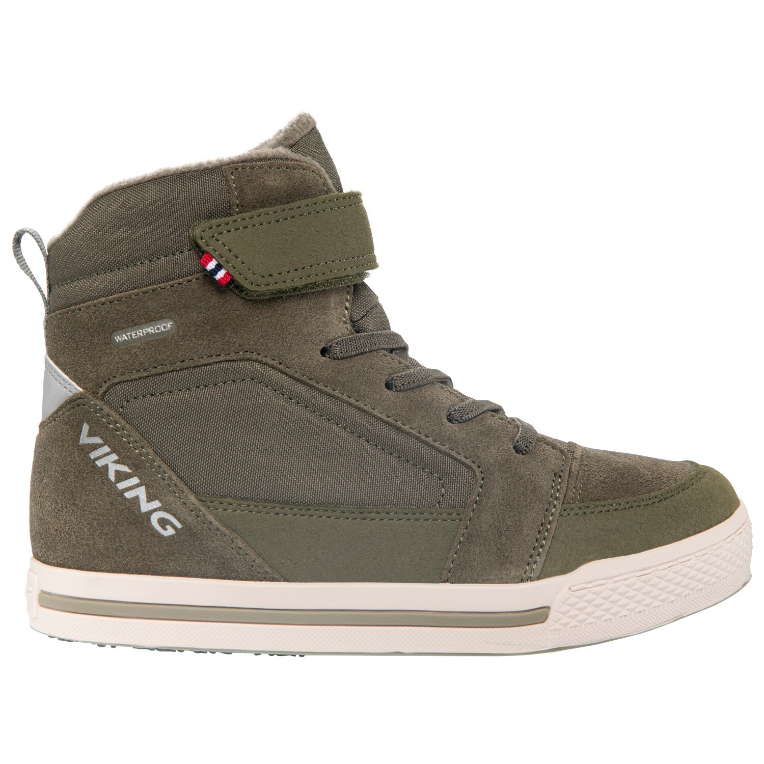 

Зимние ботинки Viking Kid's Zing Warm WP 1V, оливковый