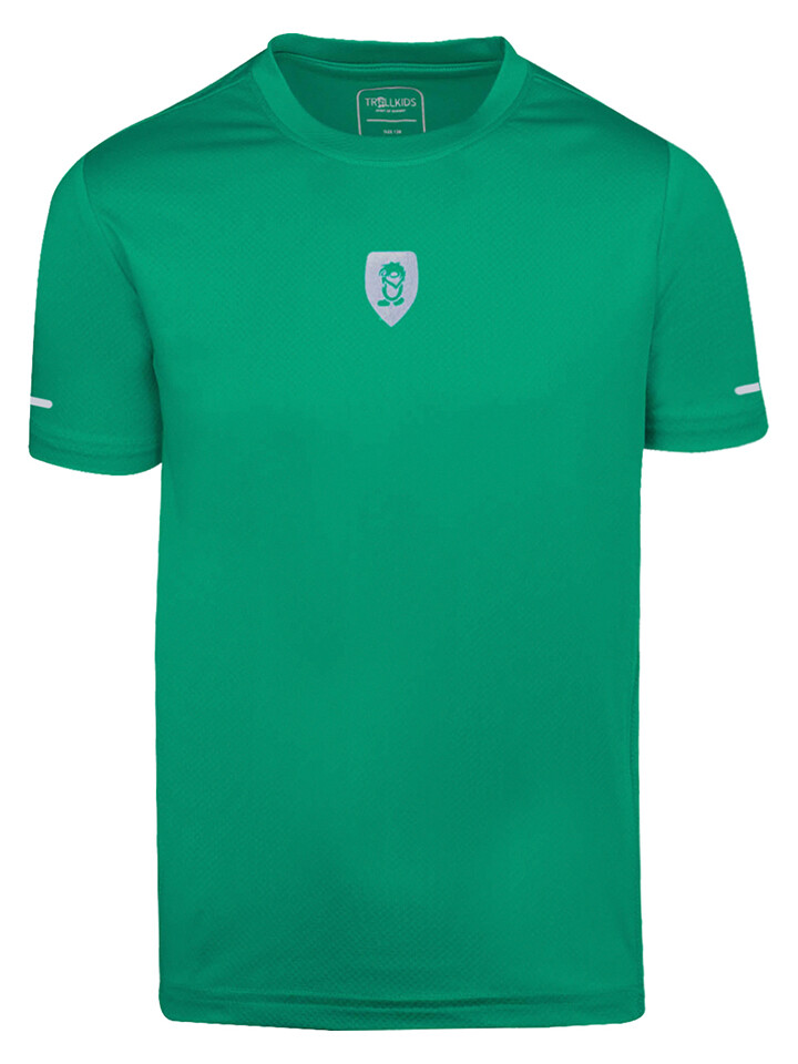 

Спортивная футболка Trollkids Funktionsshirt Preikestolen, зеленый