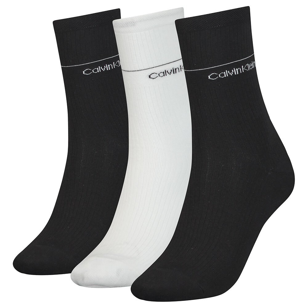 

Носки Calvin Klein Carton Slider Rib Giftbox 3 шт, разноцветный