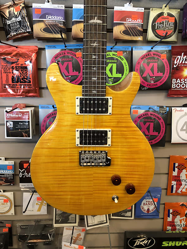 

Электрогитара PRS SE Santana w/ bag 2023 - Yellow