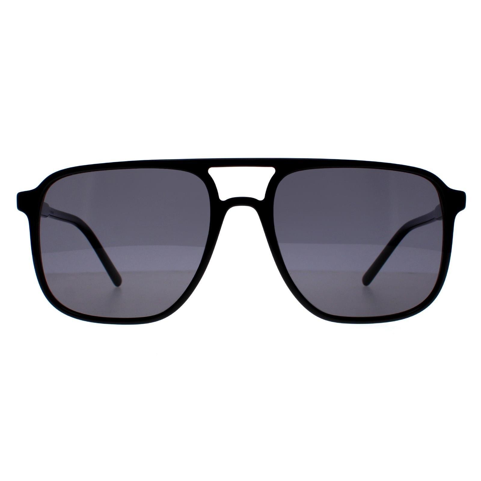 Авиатор Черный Серый Поляризованный DG4423 Dolce & Gabbana, черный очки солнцезащитные stylemark polarized l1475c