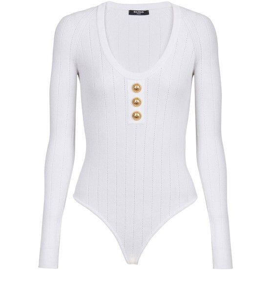 

Вязаное боди Balmain