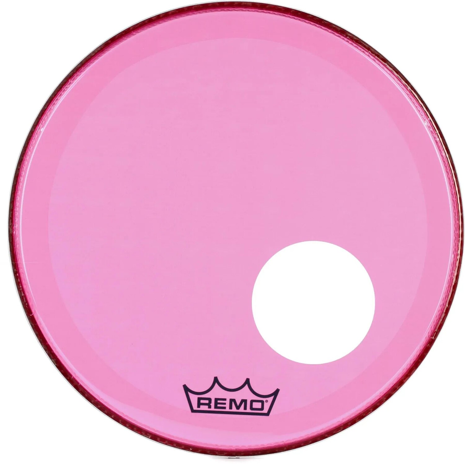

Пластик для бас-барабана Remo Powerstroke P3 Colortone Pink — 18 дюймов — с отверстием для порта