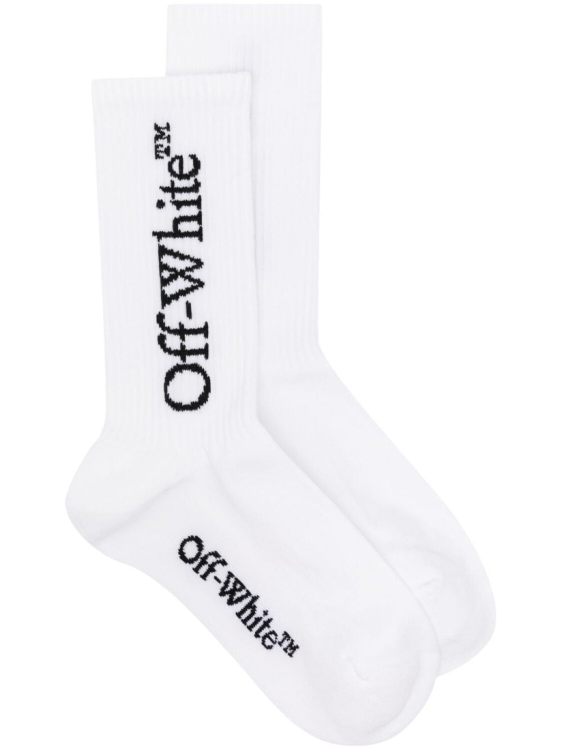 

Носки с жаккардовым логотипом Off-White, белый