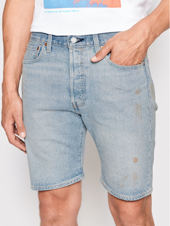 

Джинсовые шорты стандартного кроя Levi's, синий