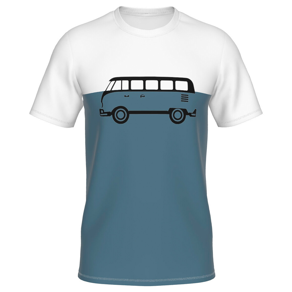 

Футболка Elkline Four Wheels To Freedom Träumweiter, цвет Blue Grey/Off White