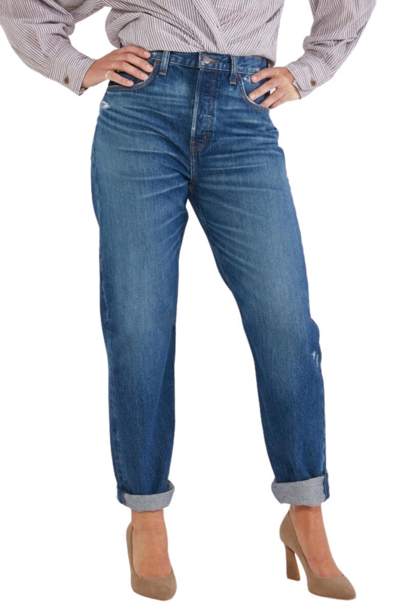 

Джинсы-бойфренды Bryce Pinch Waist из органического хлопка ÉTICA