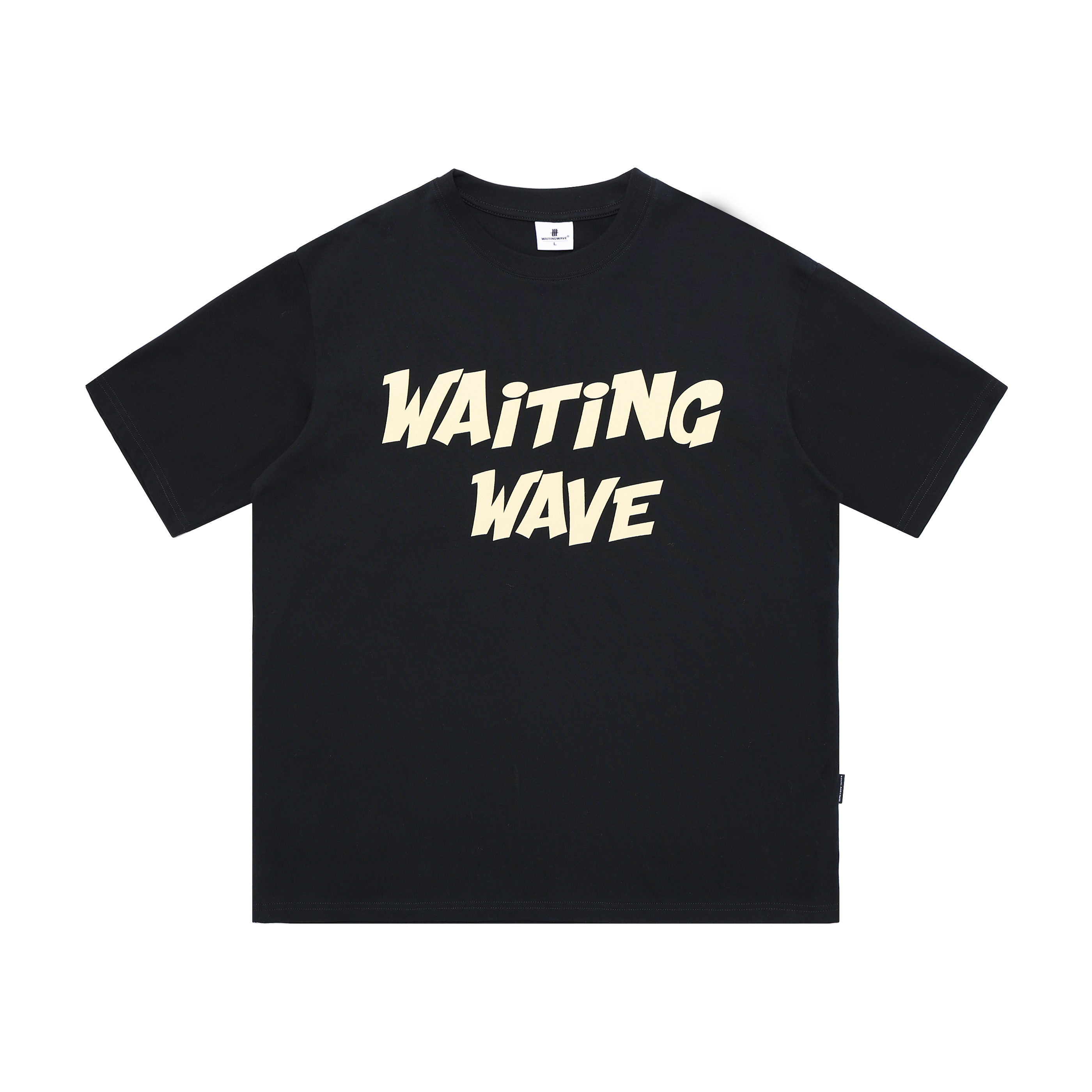 

Футболка унисекс WAITINGWAVE, Светло-серый