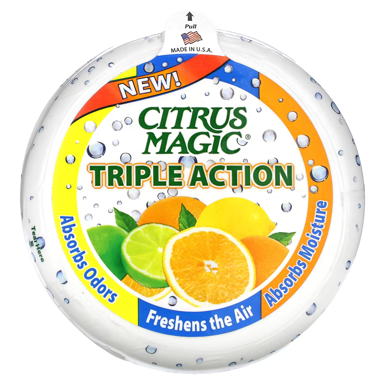 Citrus Magic Triple Action Fresh Citrus, 12,8 унции (362 г) seventh generation пакеты с моющим средством power для посудомоечной машины fresh citrus 40 упаковок 600 г 21 1 унции