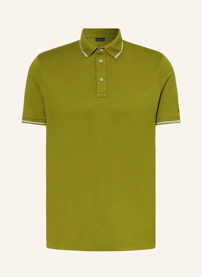 Рубашка-поло из пике Paul & Shark, зеленый
