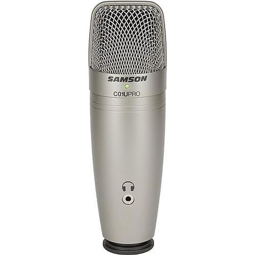 Студийный конденсаторный микрофон Samson C01U Pro USB Microphone микрофон студийный samson usb g track pro черный