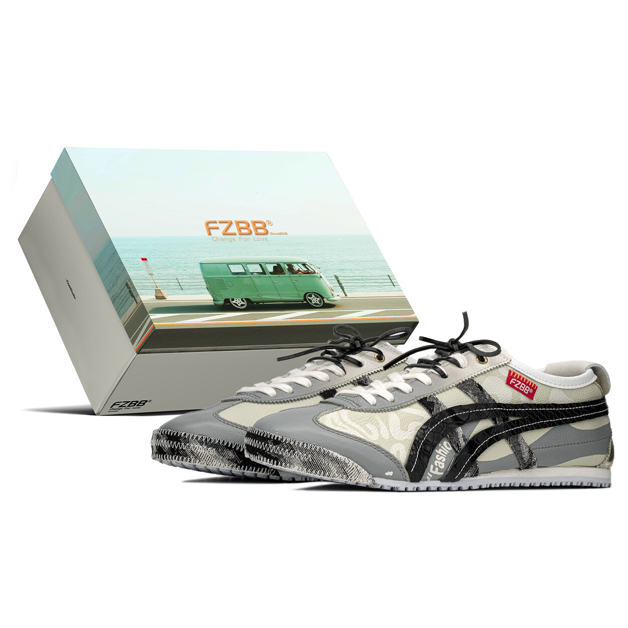 

Кроссовки Onitsuka Tiger MEXICO 66 Skateboarding Shoes Unisex Low-top Dark Gray, черный/серый