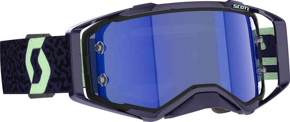 Хромированные черные/зеленые очки для мотокросса Prospect AMP Scott очки для мотокросса ioqx защитные очки для мотокросса для езды по бездорожью