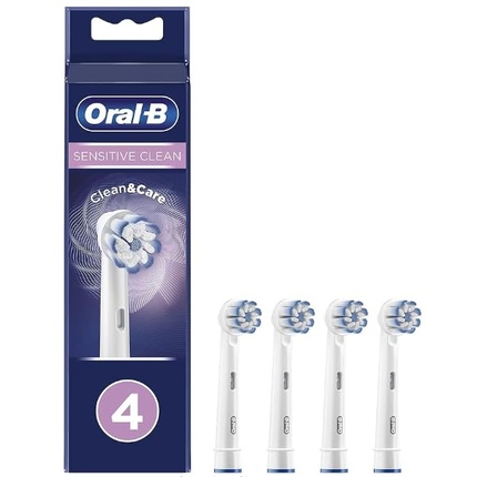 Сменные насадки для чистки Oral-B Pro Sensitive Clean — упаковка из 4 шт. сменные насадки oral b sensitive clean 4 шт