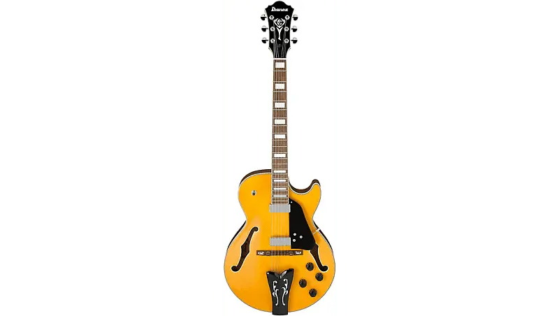 

Электрогитара Ibanez GB10EM George Benson Hollow-Body Electric Guitar - Antique Amber
