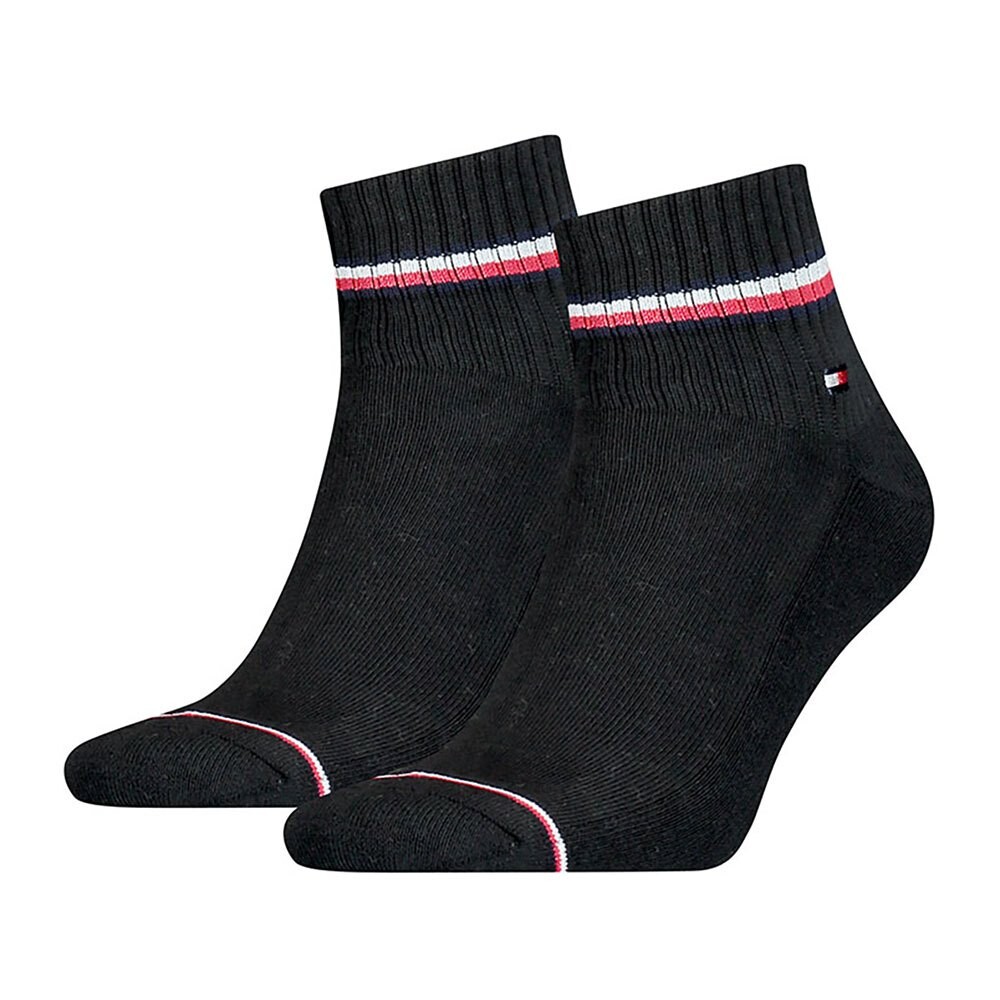 

Носки Toммy Hilfiger Iconic Quarter 2 шт, черный