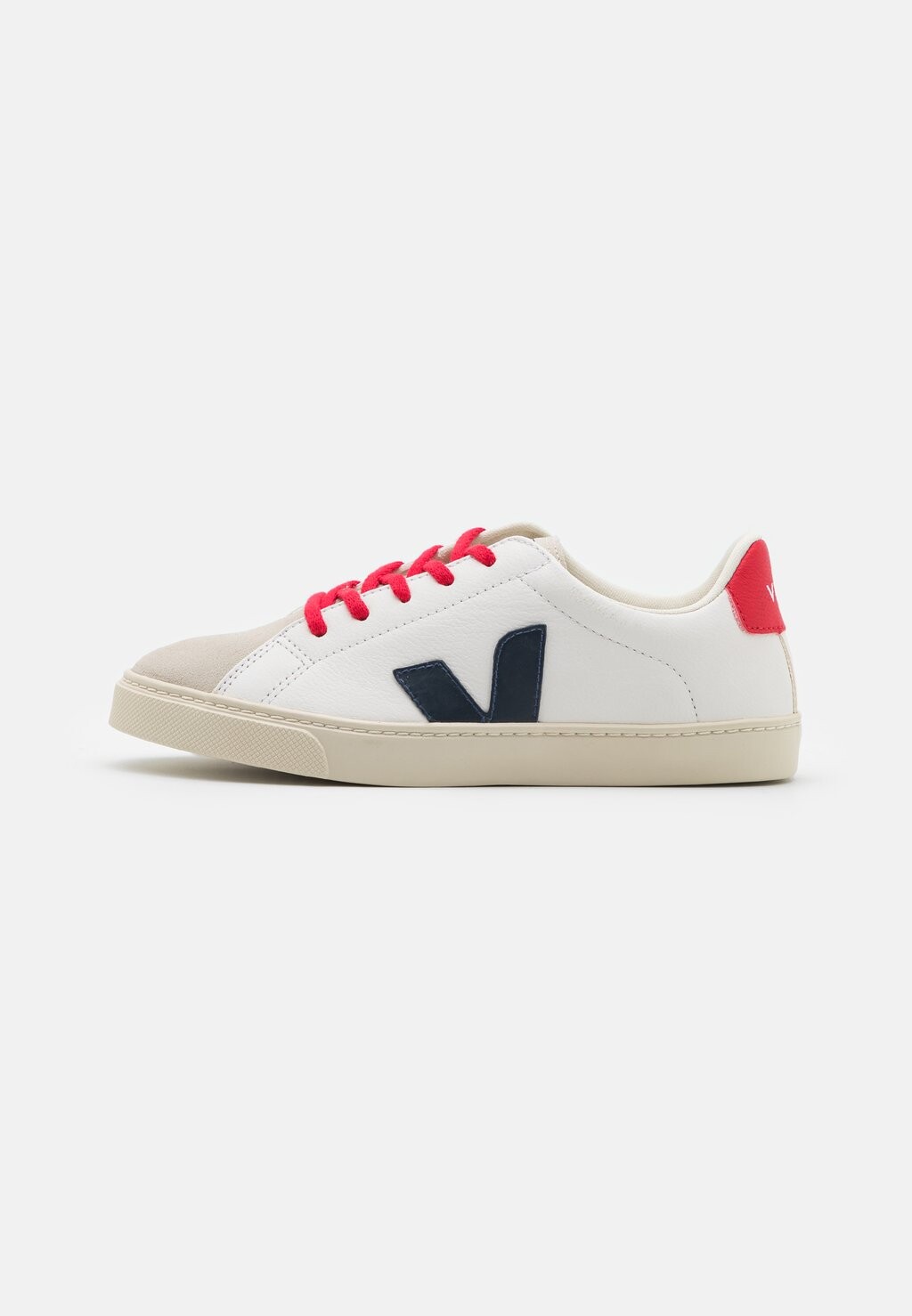 Низкие кроссовки Small Esplar Laces Unisex Veja, цвет extra white/nautico/pekin низкие кроссовки small esplar veja цвет platine white