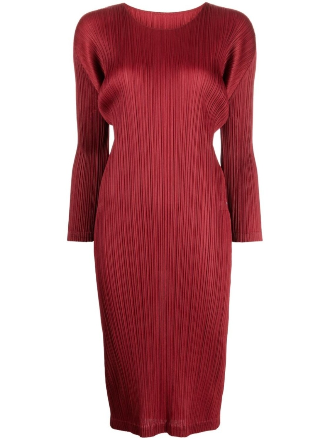 

Pleats Please Issey Miyake плиссированное платье November, красный