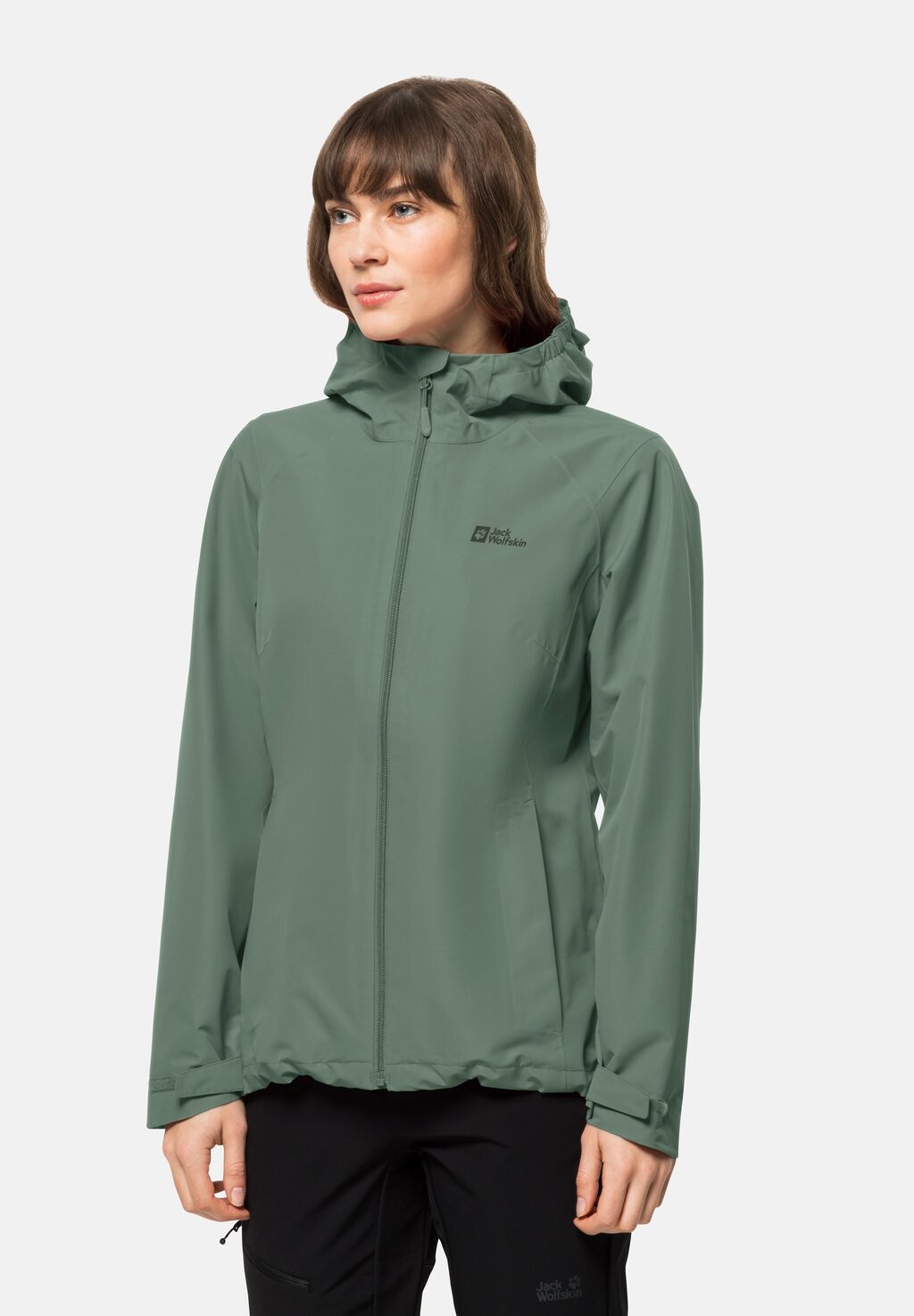 

Дождевик/водоотталкивающая куртка BESLER Jack Wolfskin, цвет picnic green