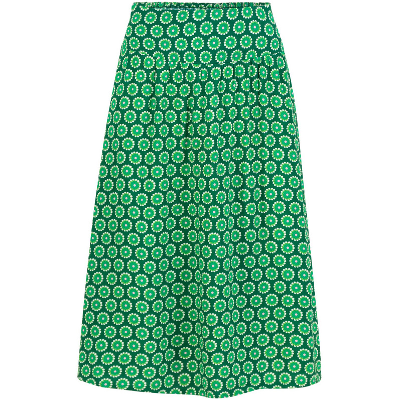 цена Женская юбка-колокольчик Blutsgeschwister, зеленый