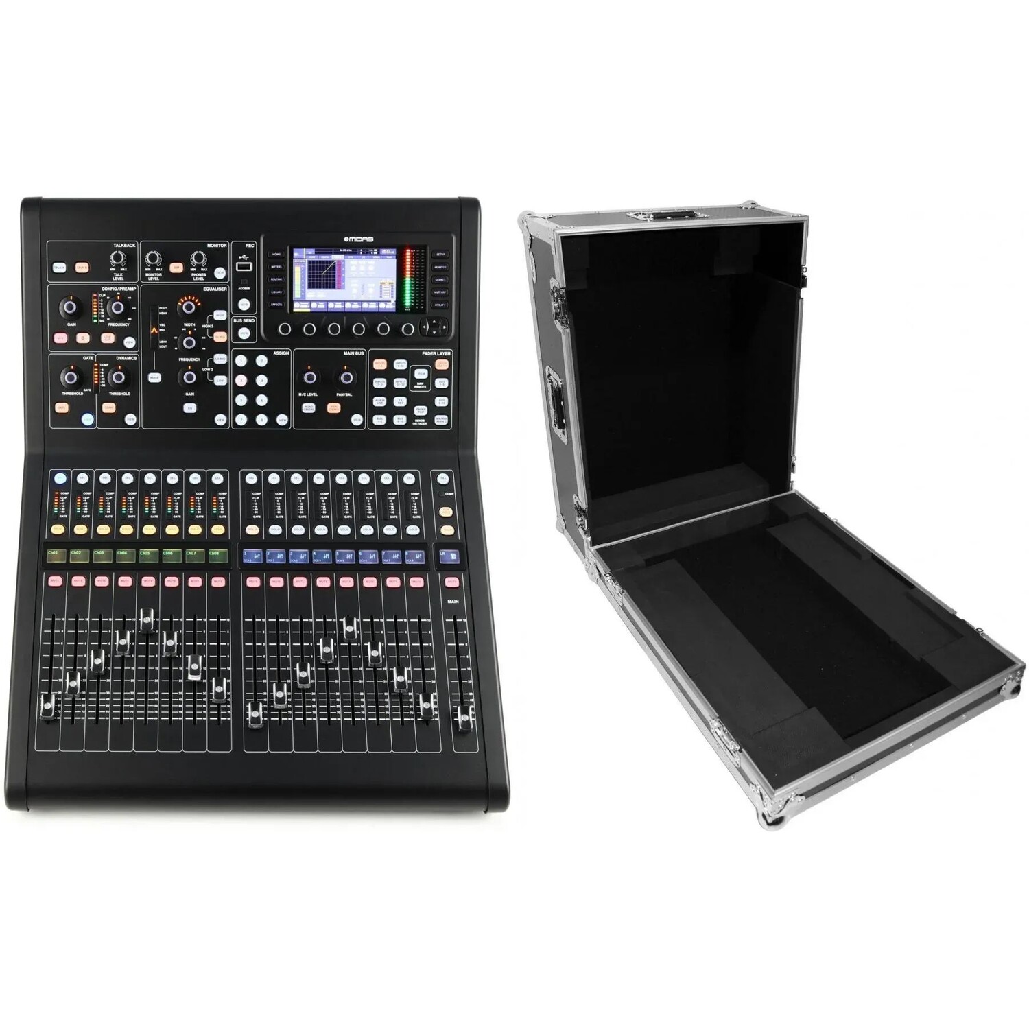 

Midas M32R LIVE 40-канальный цифровой микшер в кейсе